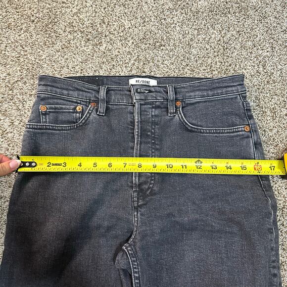 RE/DONE Women's Originals 70's Stove Pipe Size 29 In Stoned Noir - Picture 9 of 12